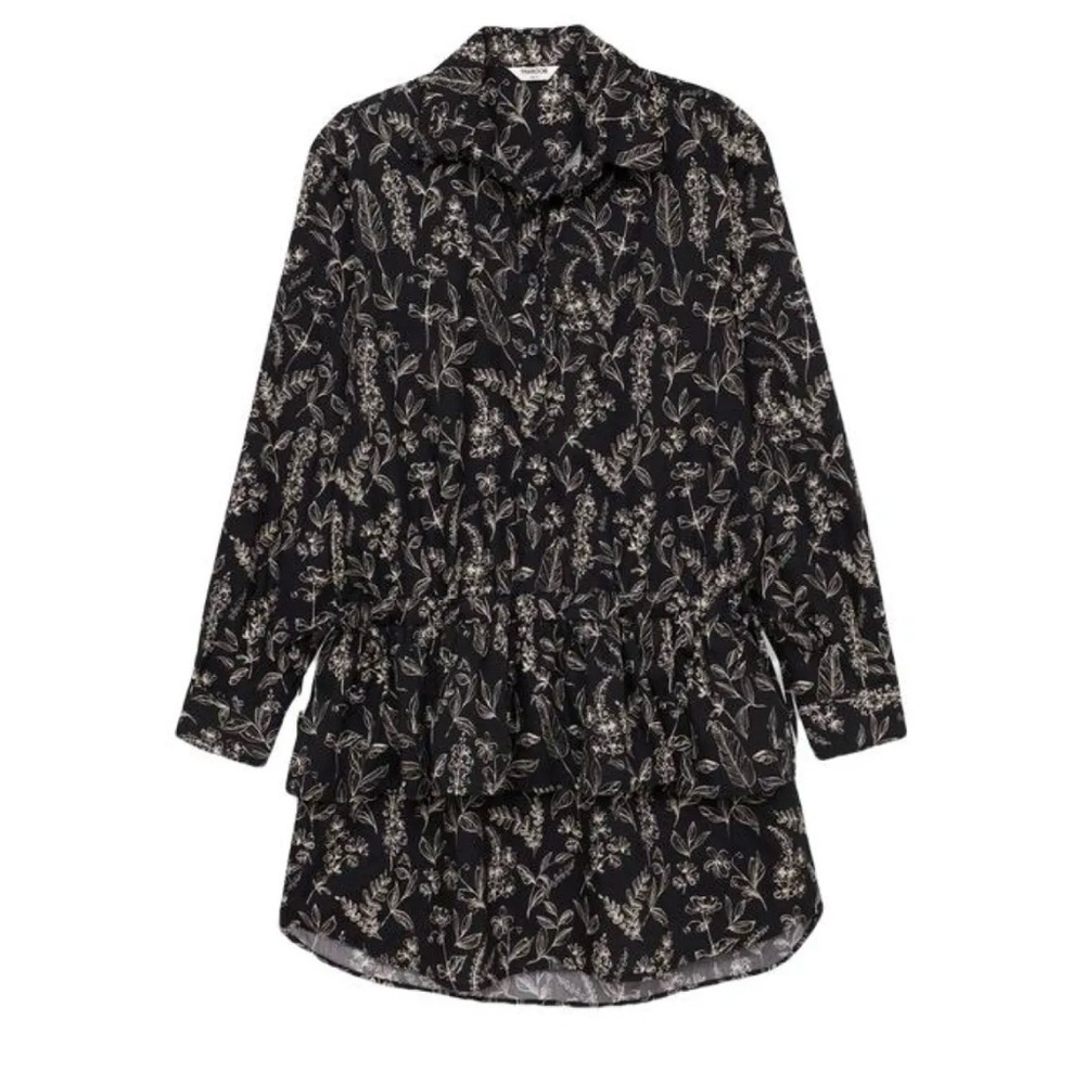 Thakoon Printed Shirt Dress Nwt Size 4 Small